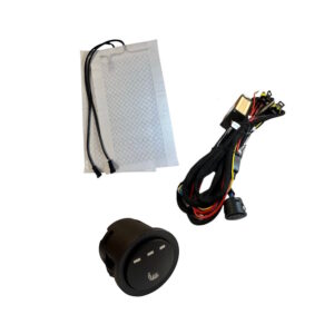 Kit incalzire auto scaun rotund negru